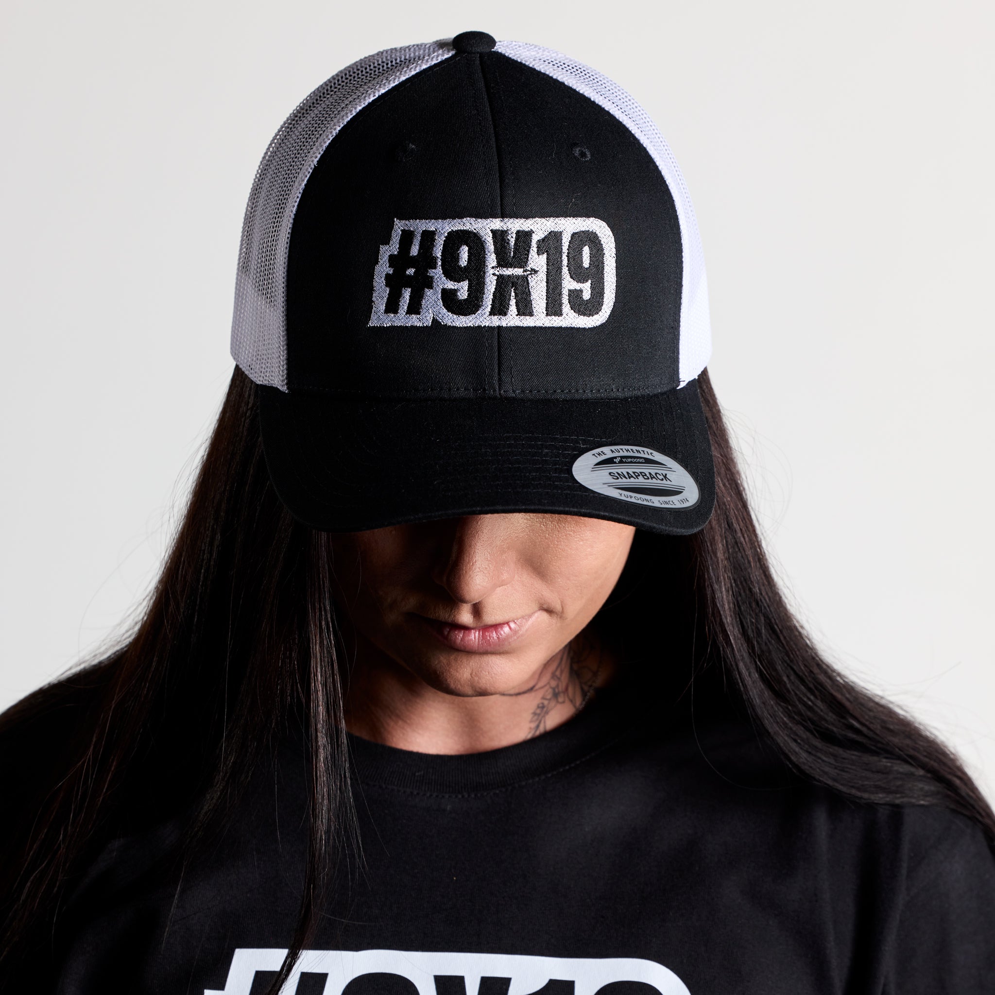 Casquette #9x19 - Noir/Blanc