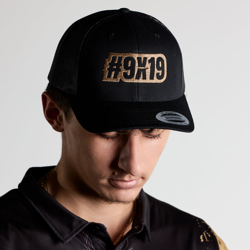 Casquette #9x19 - Noir/Or