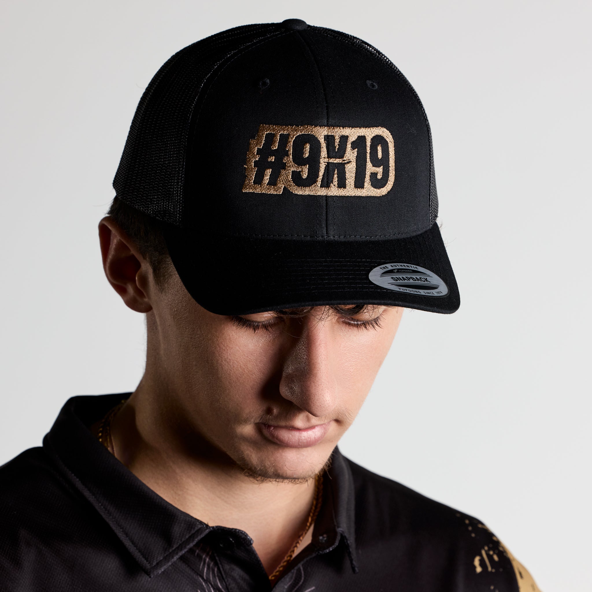Casquette #9x19 - Noir/Or