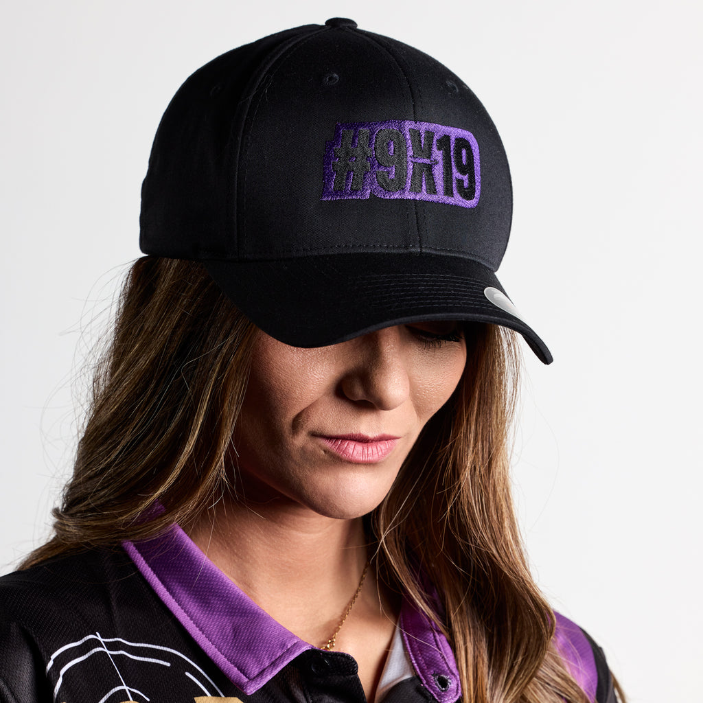 Casquette #9x19 - Noir/Violet