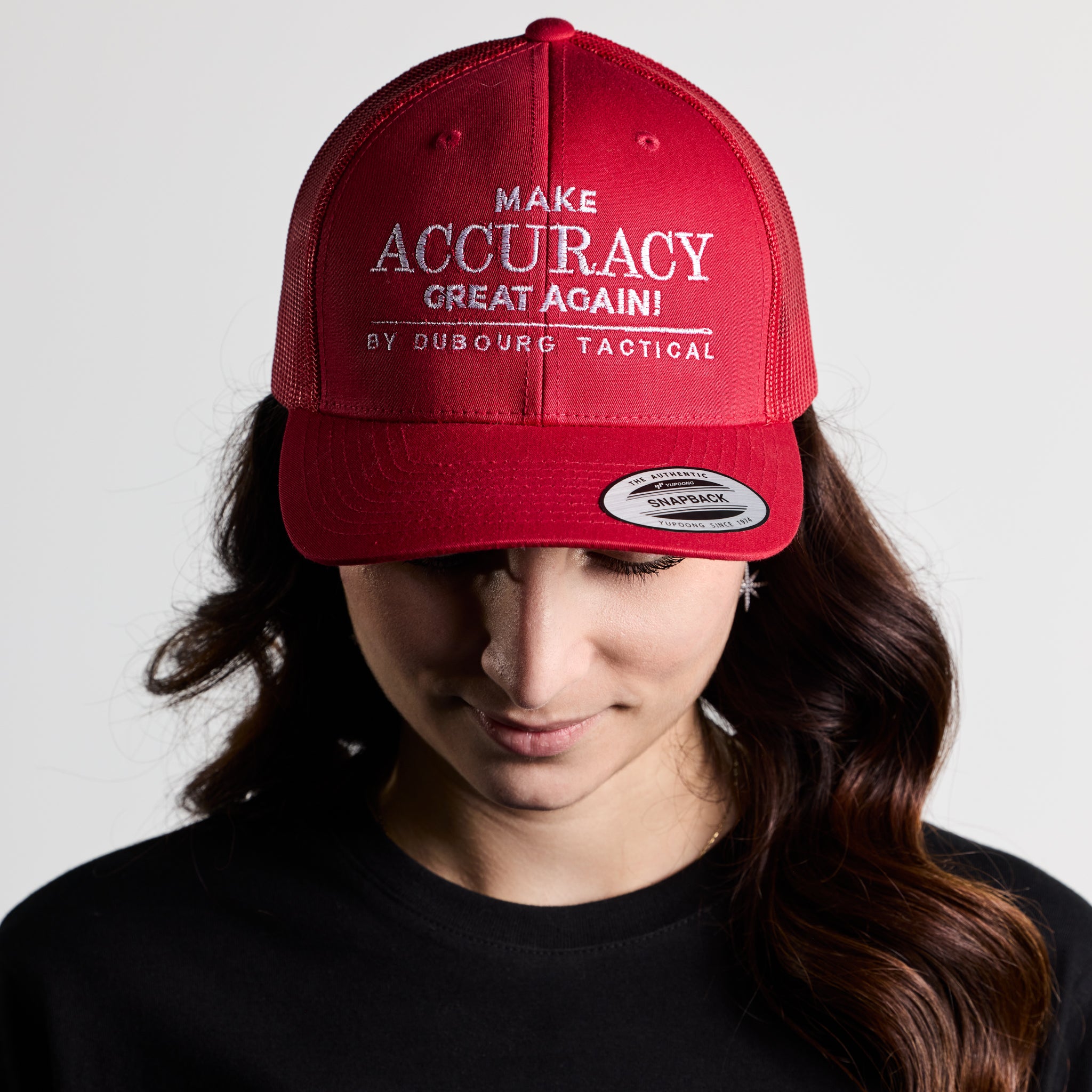 Casquette "Make accuracy great again" - Rouge