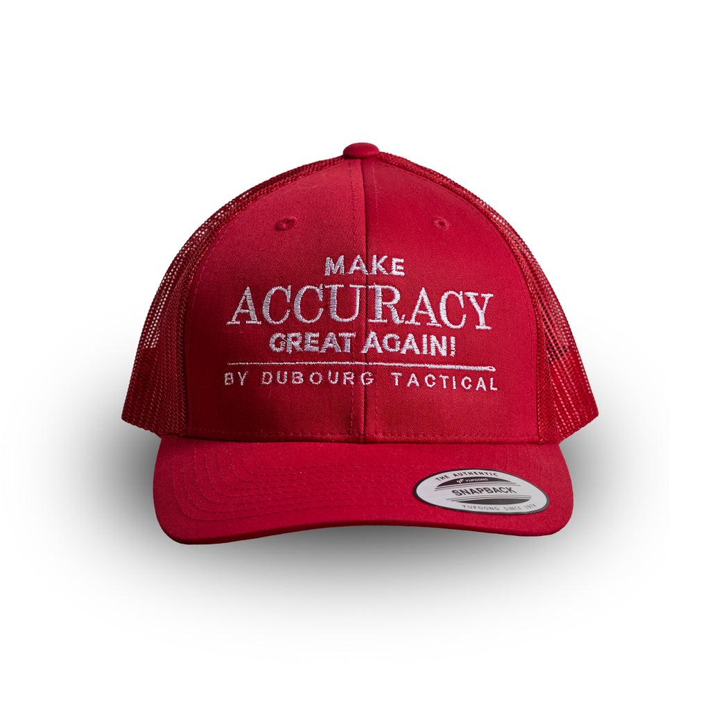 Casquette "Make accuracy great again" - Rouge