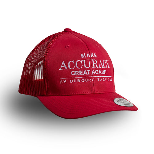 Casquette "Make accuracy great again" - Rouge