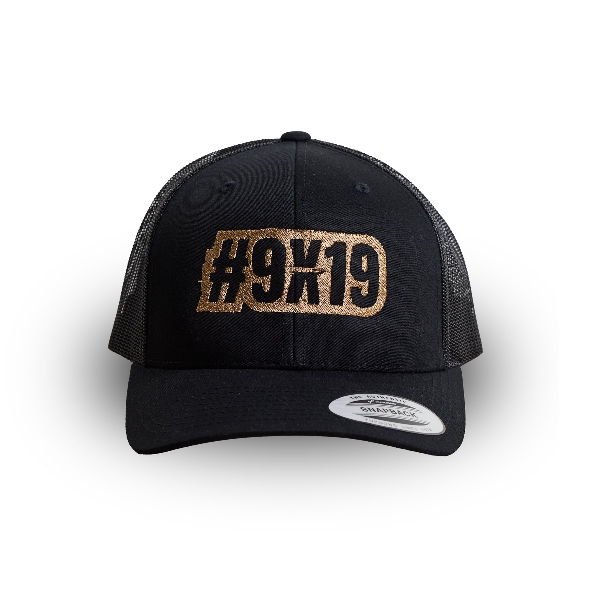 Casquette #9x19 - Noir/Or
