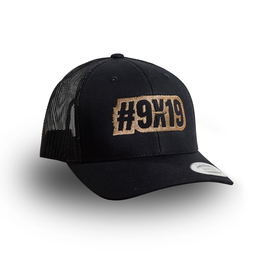Casquette #9x19 - Noir/Or