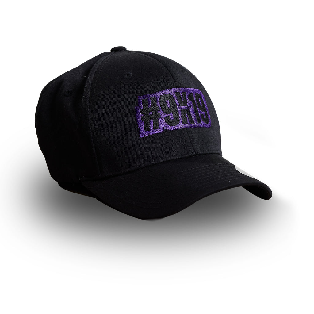 Casquette #9x19 - Noir/Violet