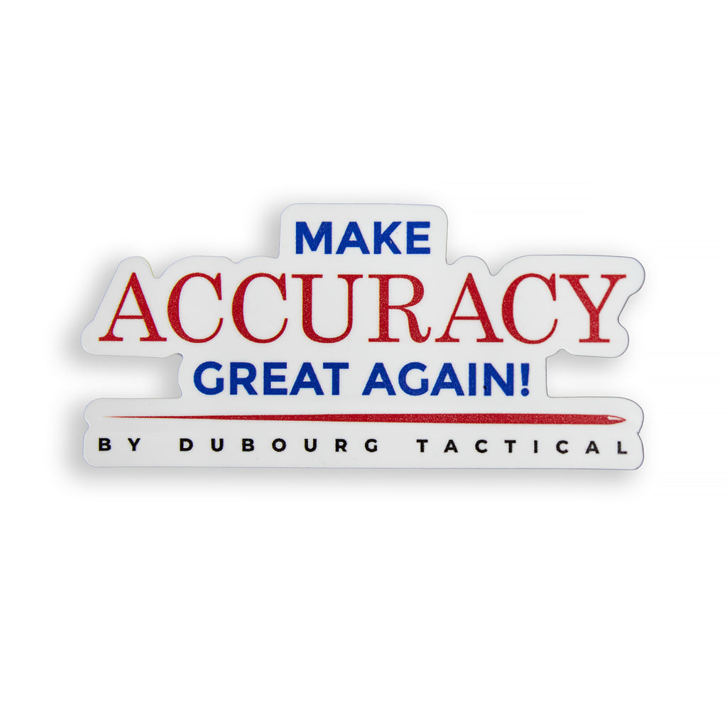 Sticker "Make Accuracy Great Again"